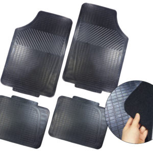 Double Sides Rubber Carpet Car Mat Set