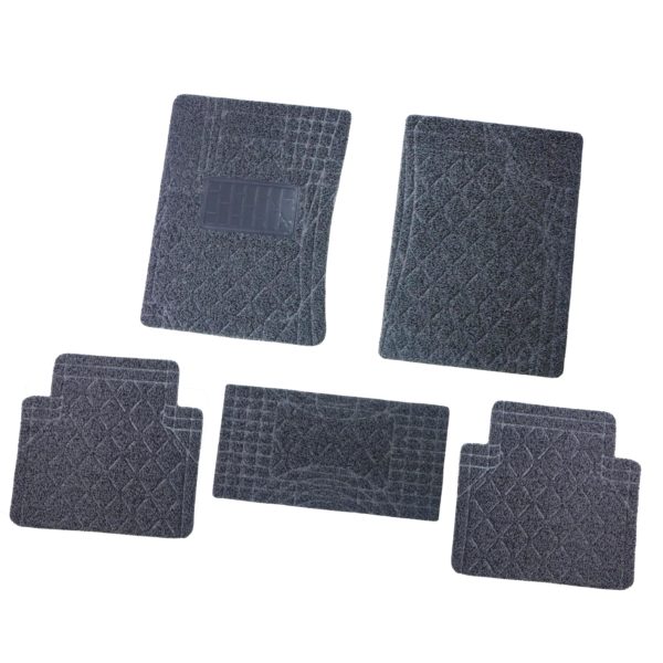 DIY Cutting Coil Carpet Car Mats Black&Grey