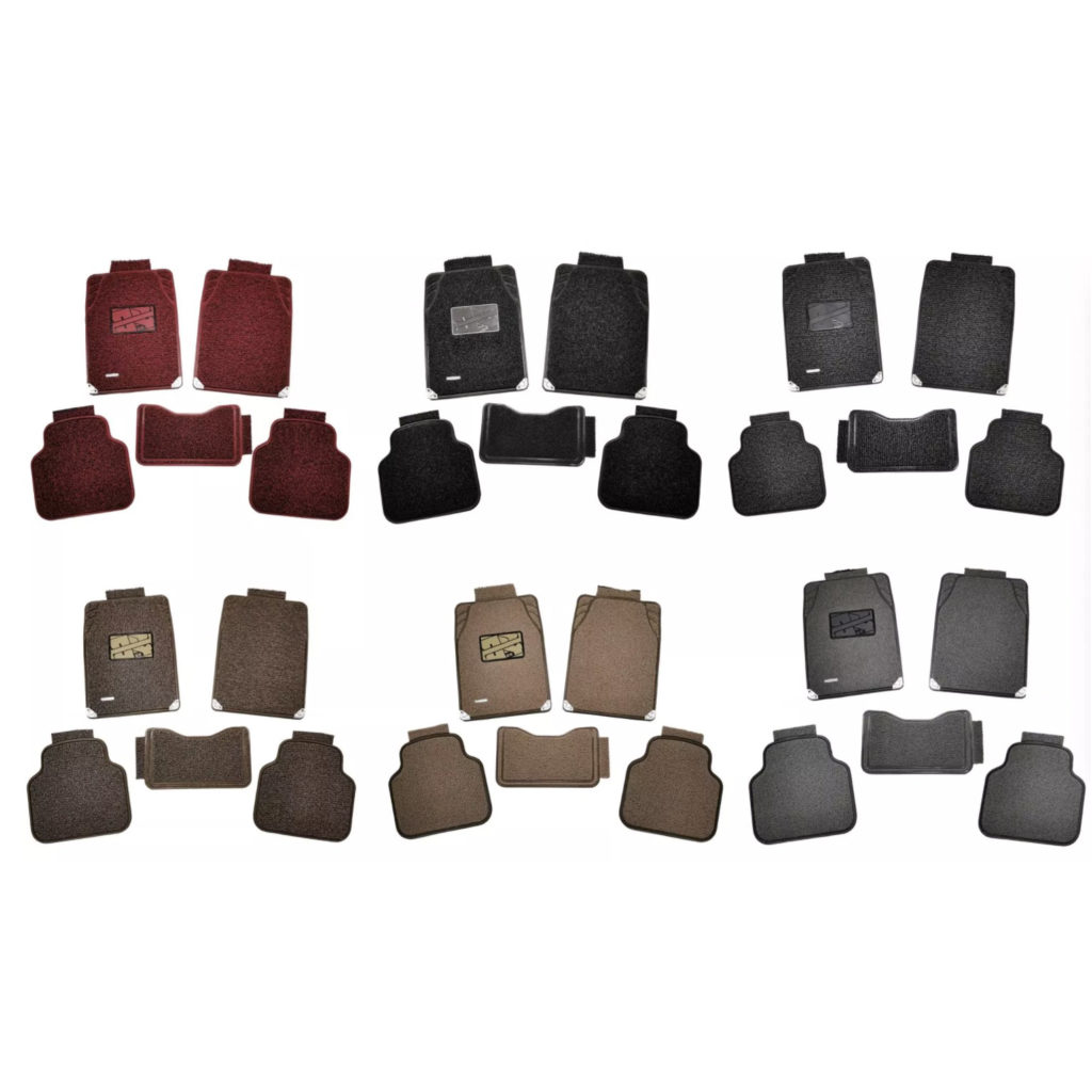 PVC Coil Car Mats Black&Red Haiheng Rubber